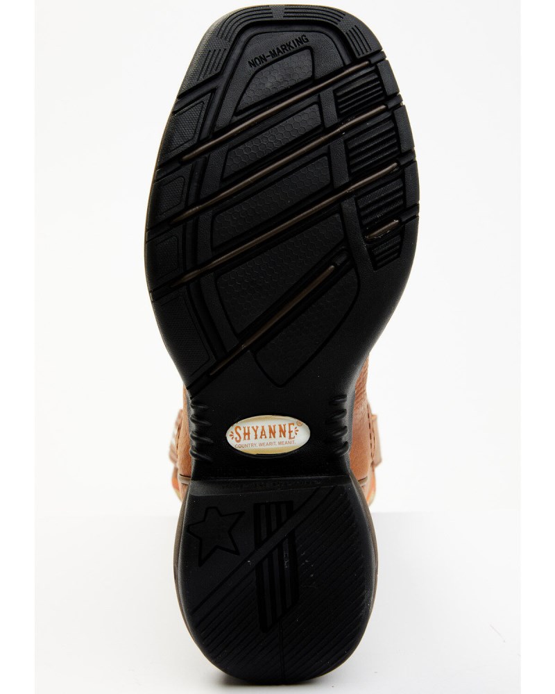 Quick Ship Shyanne Latest Women's Drifting Western Work Boots - Composite Toe | Brown