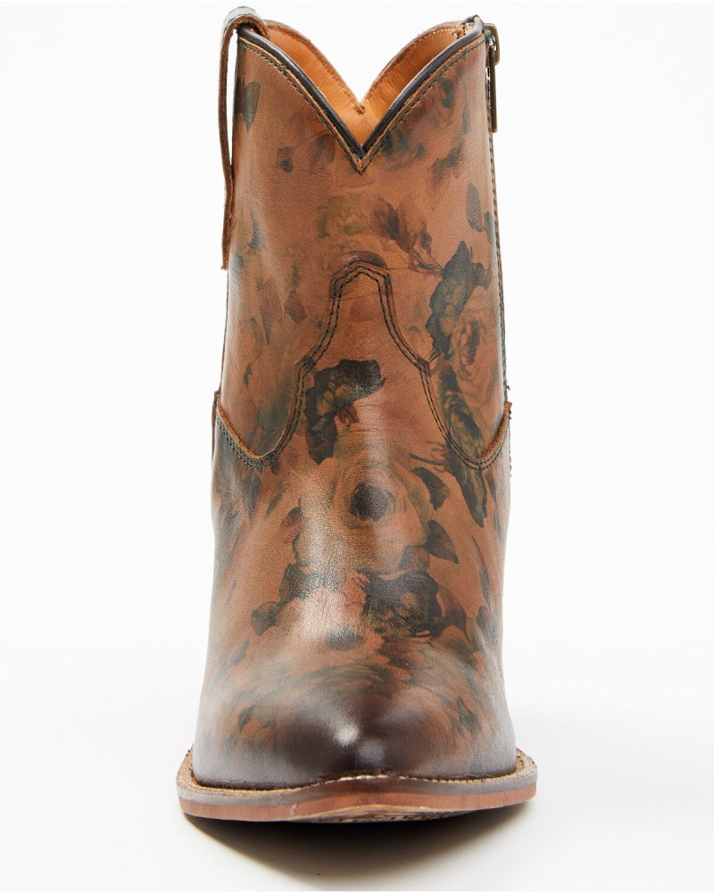 Quick Ship Shyanne Latest Women's Libby Western Booties - Round Toe | Brown