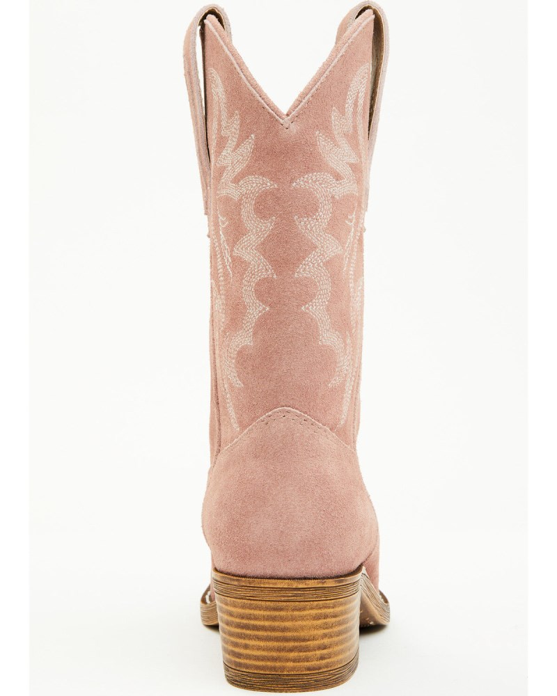 Quick Ship Shyanne Latest Girls' Sweetheart Western Boots - Round Toe | Pink