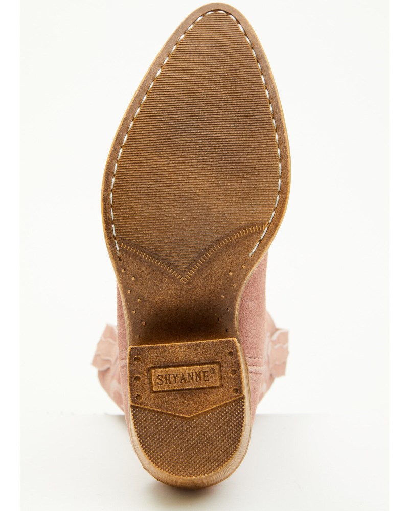 Quick Ship Shyanne Latest Girls' Sweetheart Western Boots - Round Toe | Pink